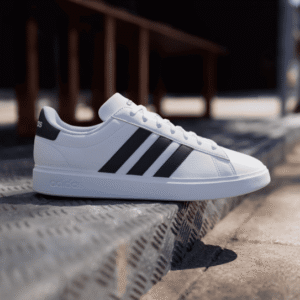 ADIDAS GRANS COURT, BLANCO/NEGRO