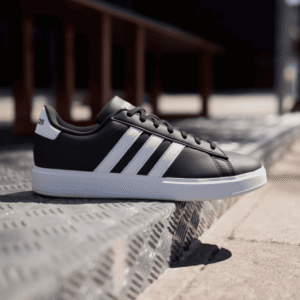 ADIDAS GRANS COURT, NEGRO/BLANCO