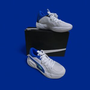 PUMA COURT RIDER CHAOS, BLANCO/AZUL
